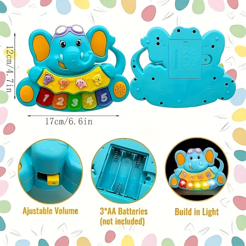 Interactive Elephant Musical Learning Toy – Fun, Music & Early Development for Babies