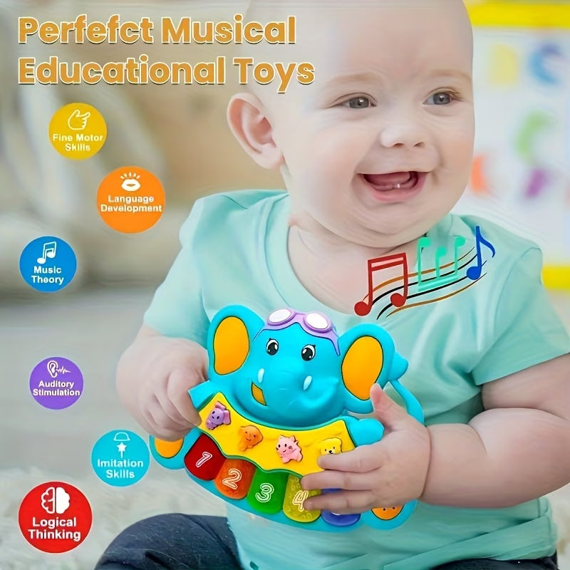Interactive Elephant Musical Learning Toy – Fun, Music & Early Development for Babies