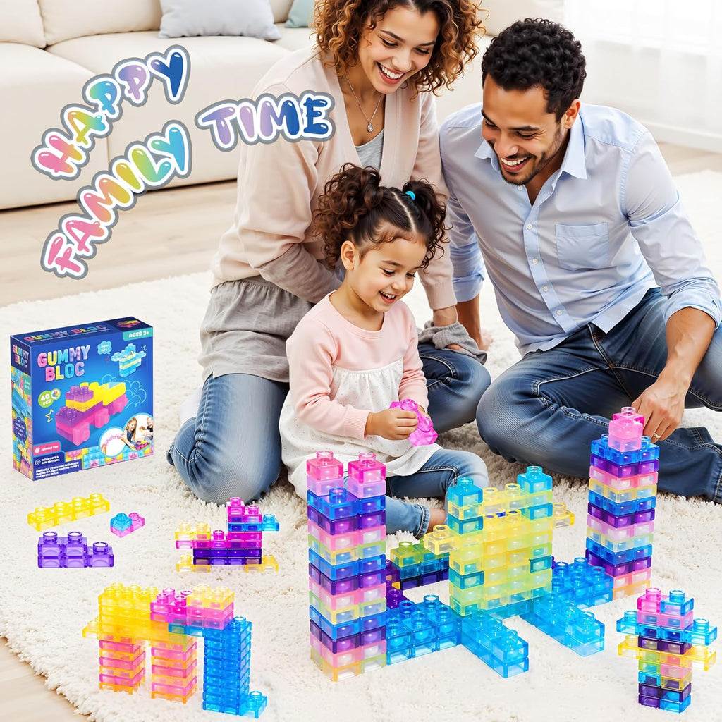 Sensory Soft Building Blocks for Toddlers | Montessori Squishy Stacking Toy Set