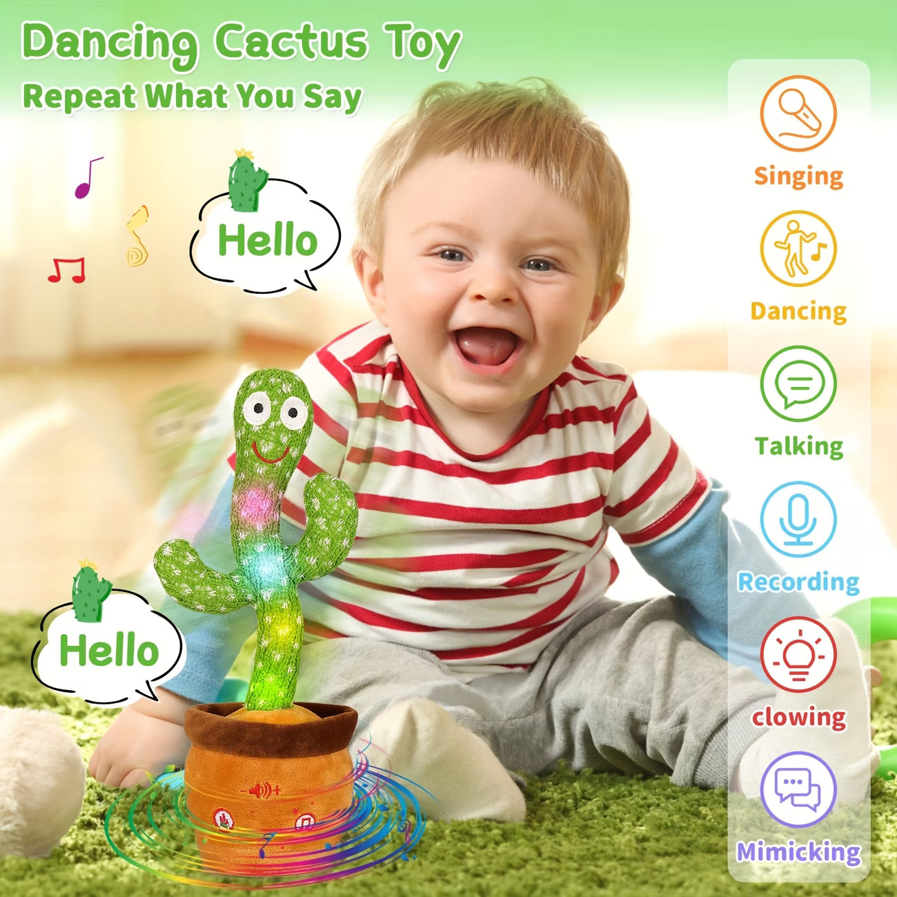 Dancing & Talking Cactus Toy – The Viral Toy Everyone Is Laughing About