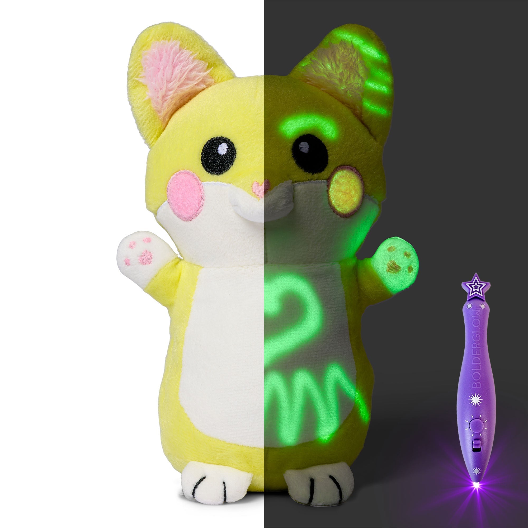Magic Light Drawing Plush Toy for Kids – Glow-in-the-Dark Creative LED Drawing Toy