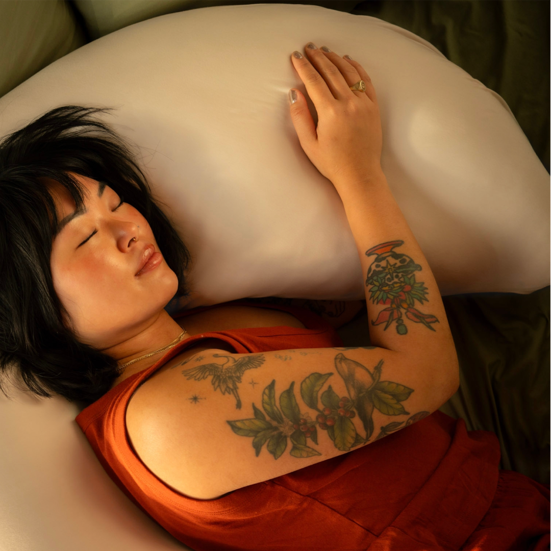 Crescent Body Pillow | Full-Body Support Pillow for Side Sleepers