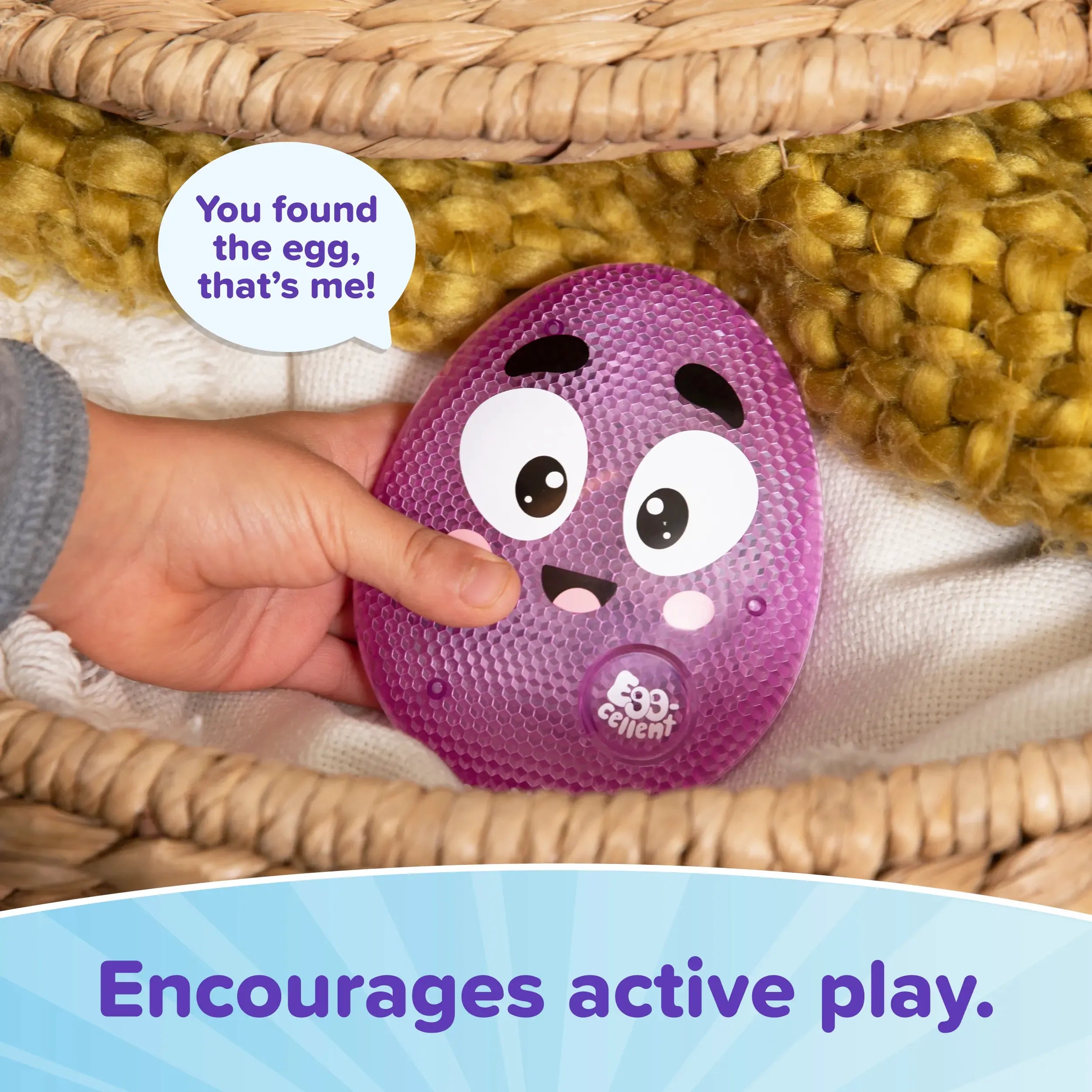 Interactive Hide & Seek Egg Toy – Talking Light-Up Game for Toddlers Learning & Fun