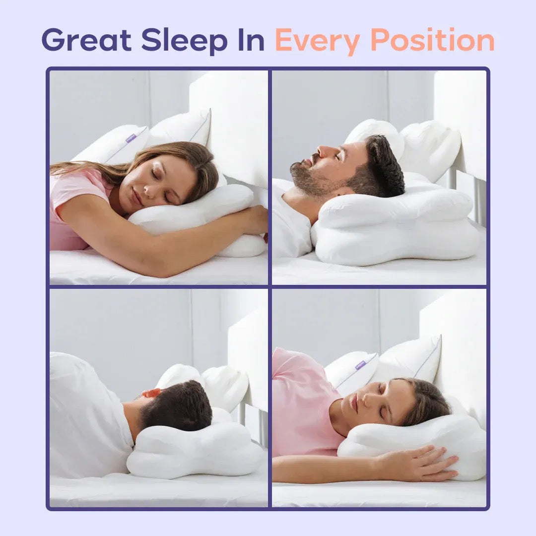 Contour Memory Foam Pillow | Breathable Bed Pillow for Everyday Comfort