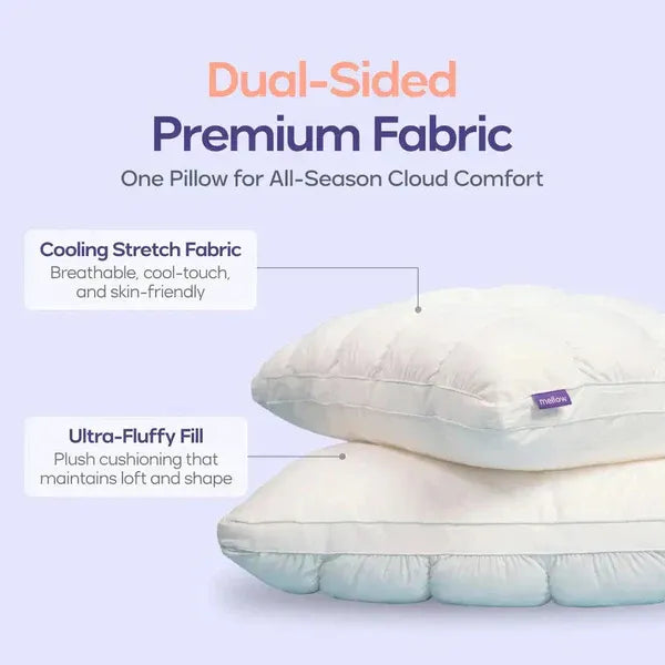 Cooling Memory Foam Pillow | Breathable Soft Support Bed Pillow