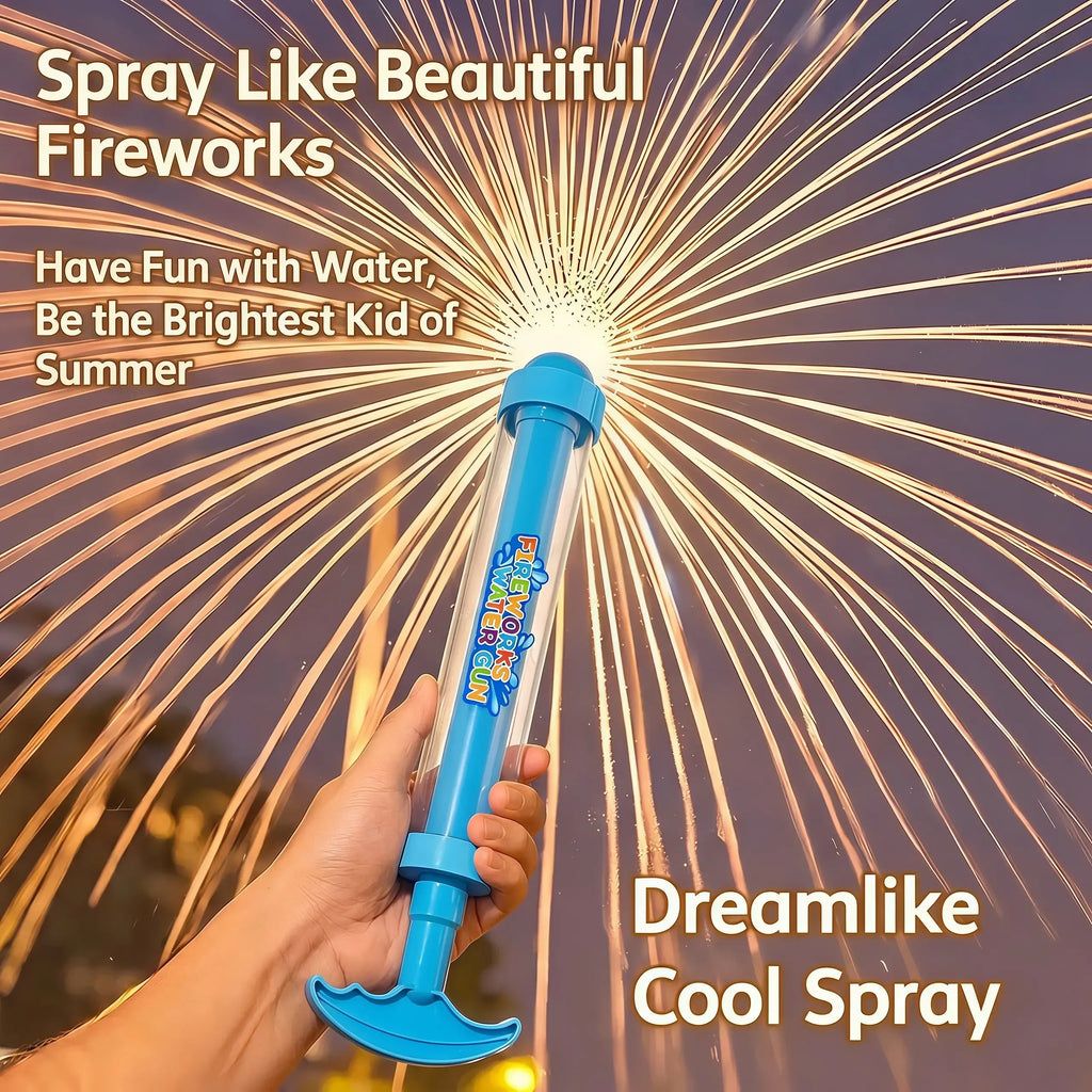 4PCS Firework Spray Water Blaster – High Pressure Summer Water Gun for Pool Parties & Outdoor Fun