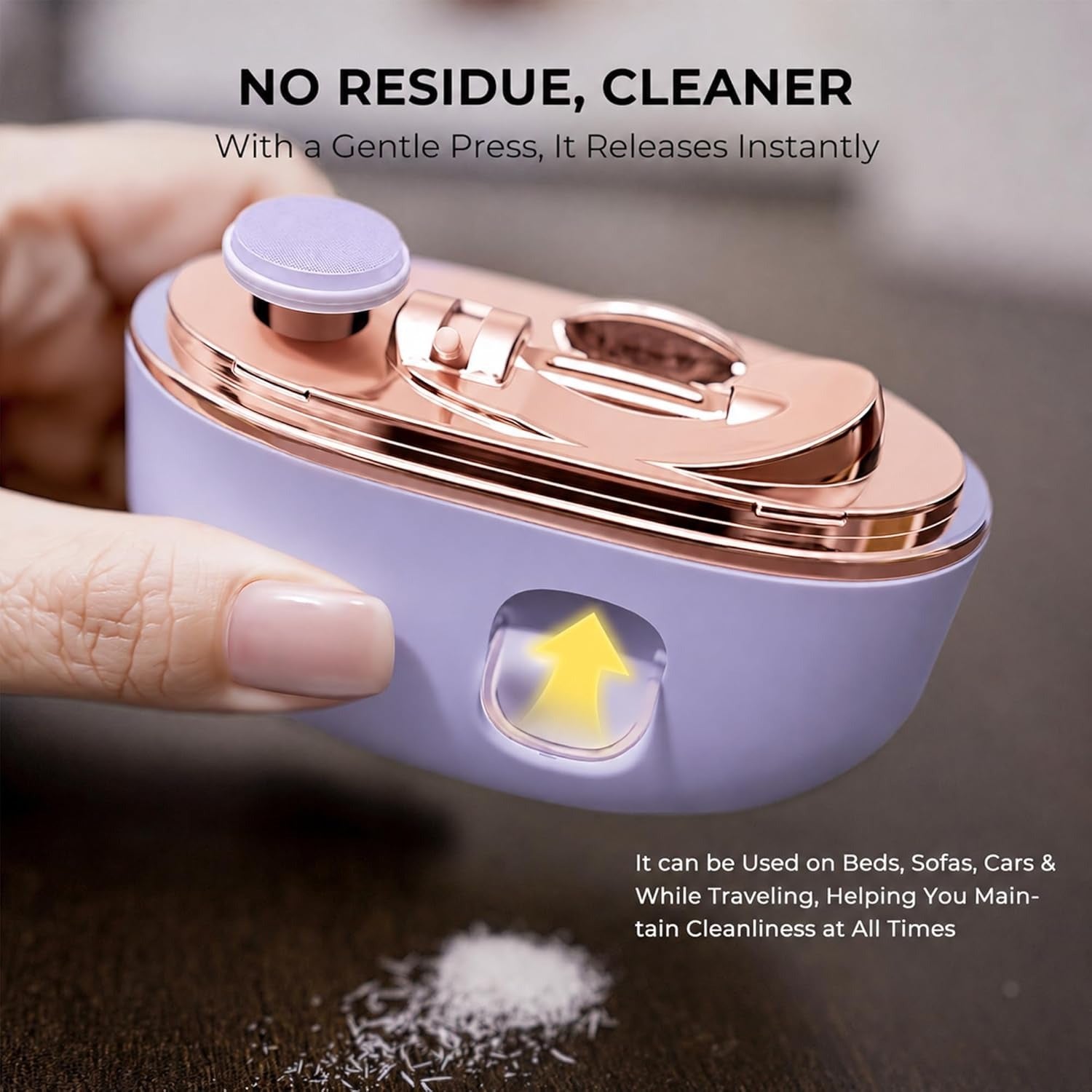 Electric Nail Clipper | Rechargeable Dual-Slot Nail Trimmer