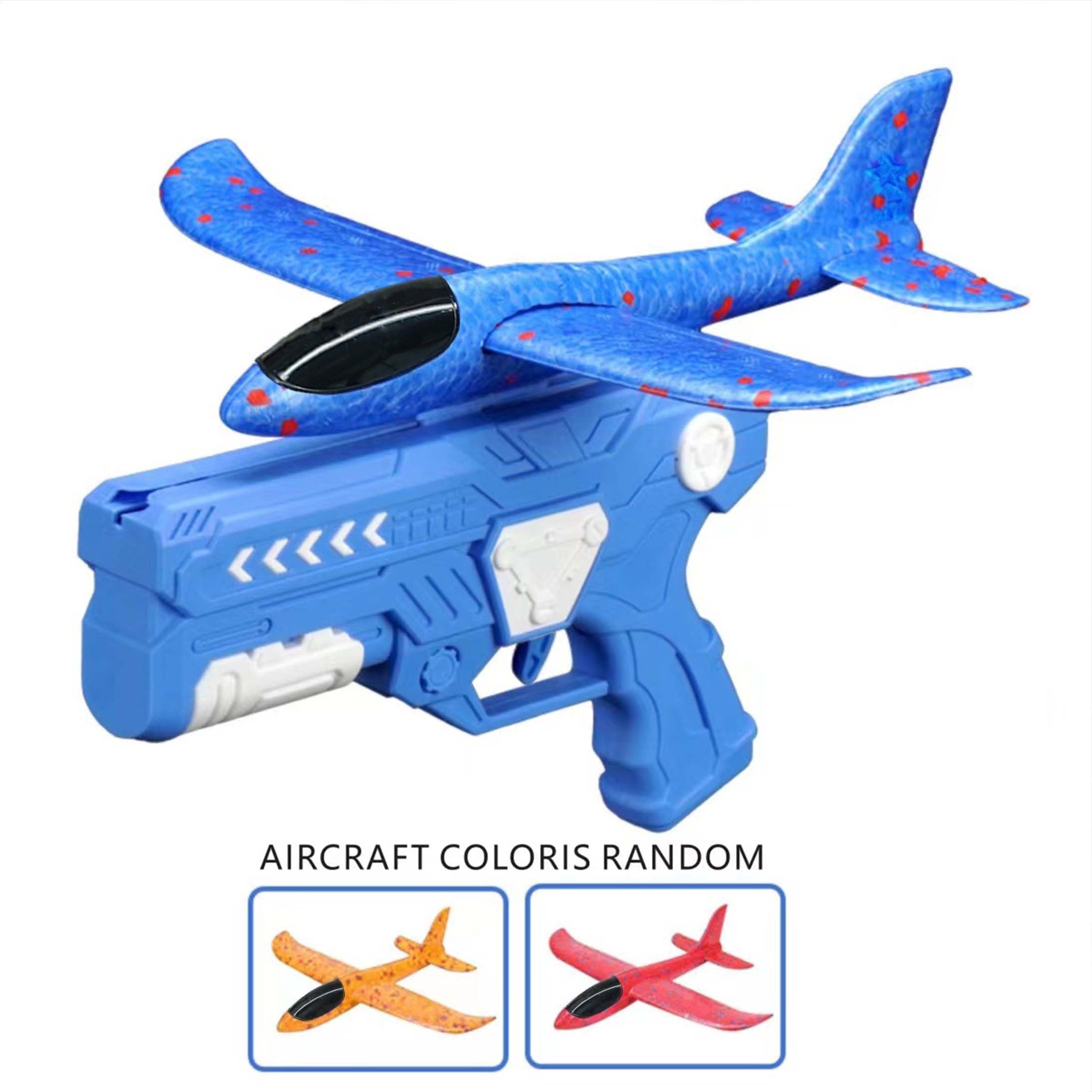 Foam Airplane Launcher Toy – Long Distance Catapult Glider for Outdoor Play & Kids Fun
