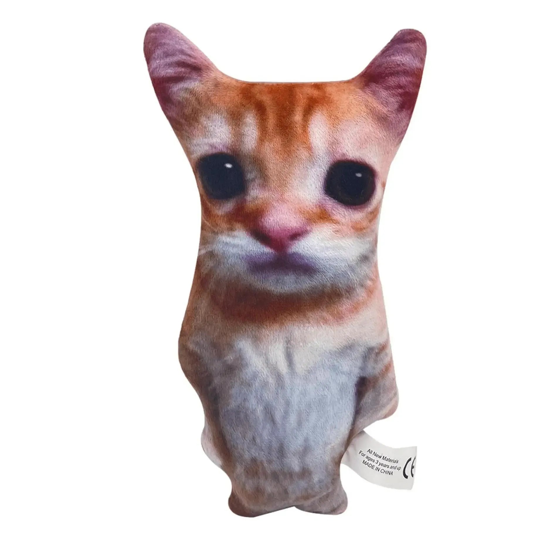Cute Cat Plush Accessory – Cozy Decorative Plush | Funny Aesthetic Bag Charm | Soft Desk Companion