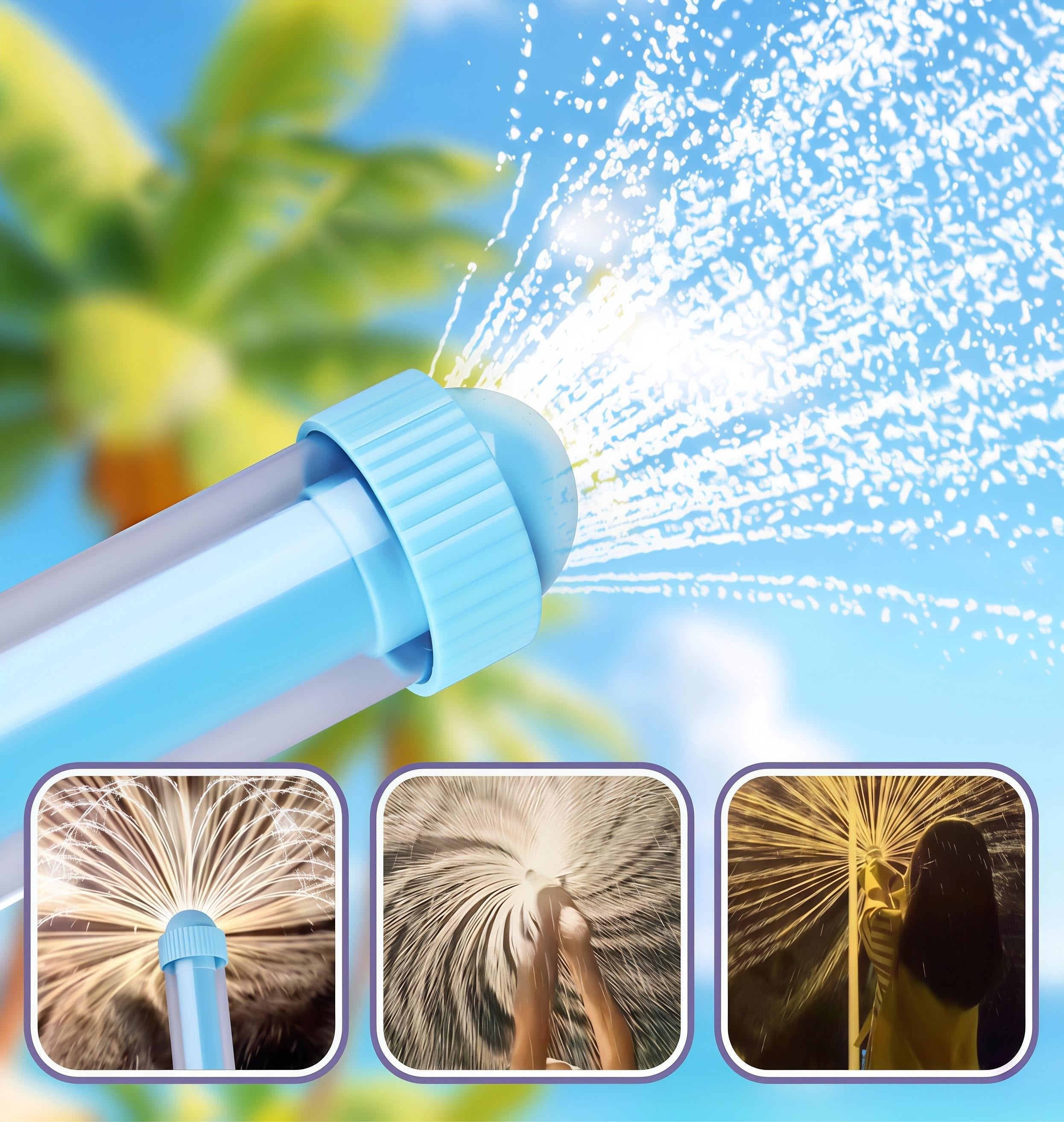 4PCS Firework Spray Water Blaster – High Pressure Summer Water Gun for Pool Parties & Outdoor Fun