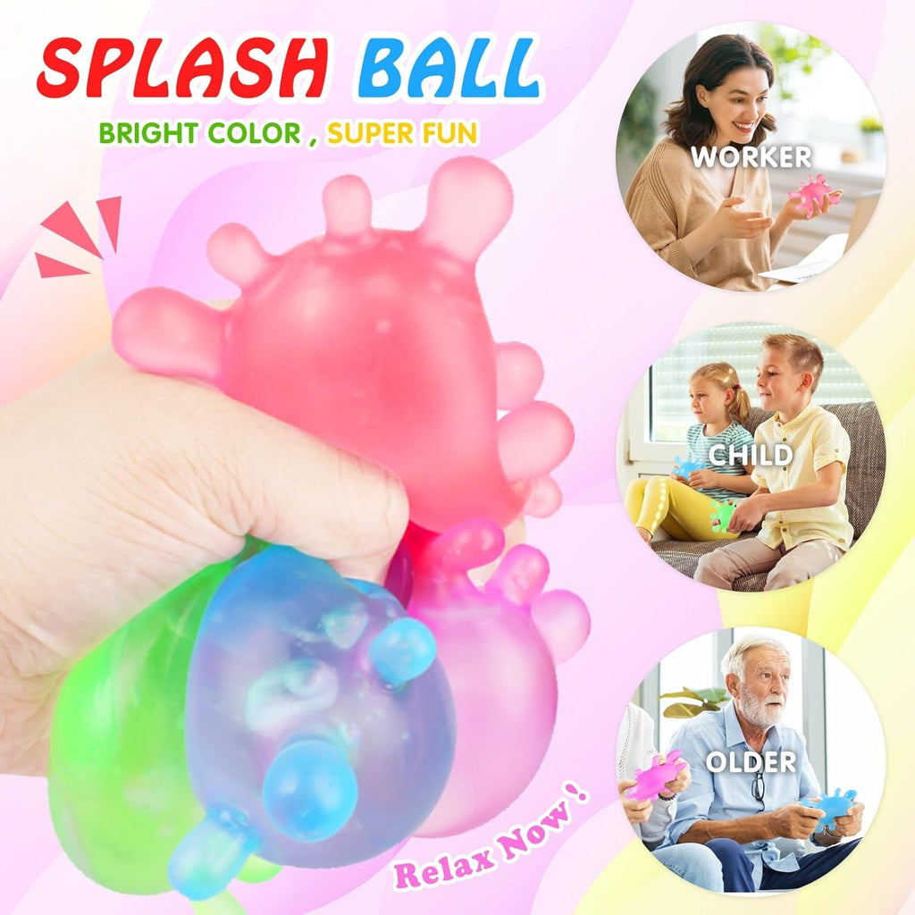 Splat Squishy Stress Ball Soft Sticky Sensory Fidget Toy for Kids and Adults