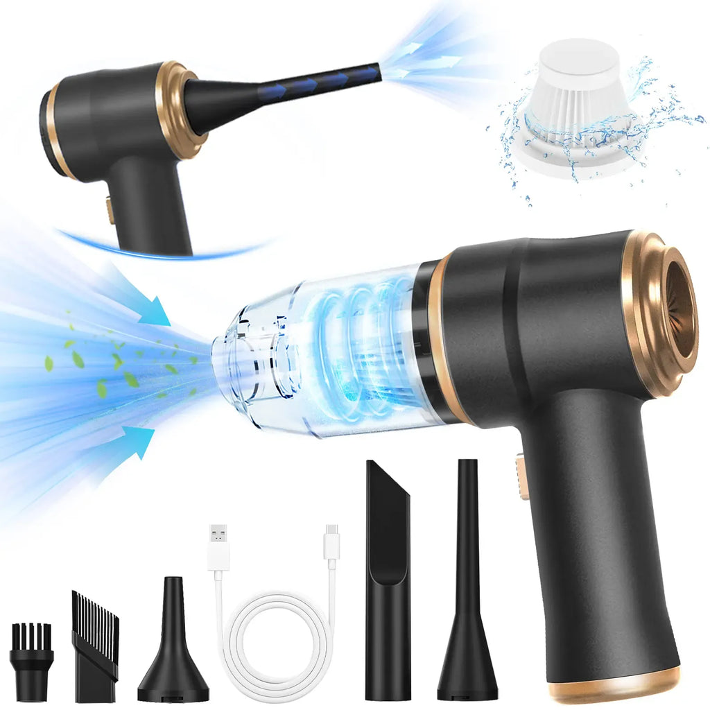 6-in-1 Cordless Handheld Vacuum Cleaner | Portable Car | Home Cleaning Device | 9000Pa powerful