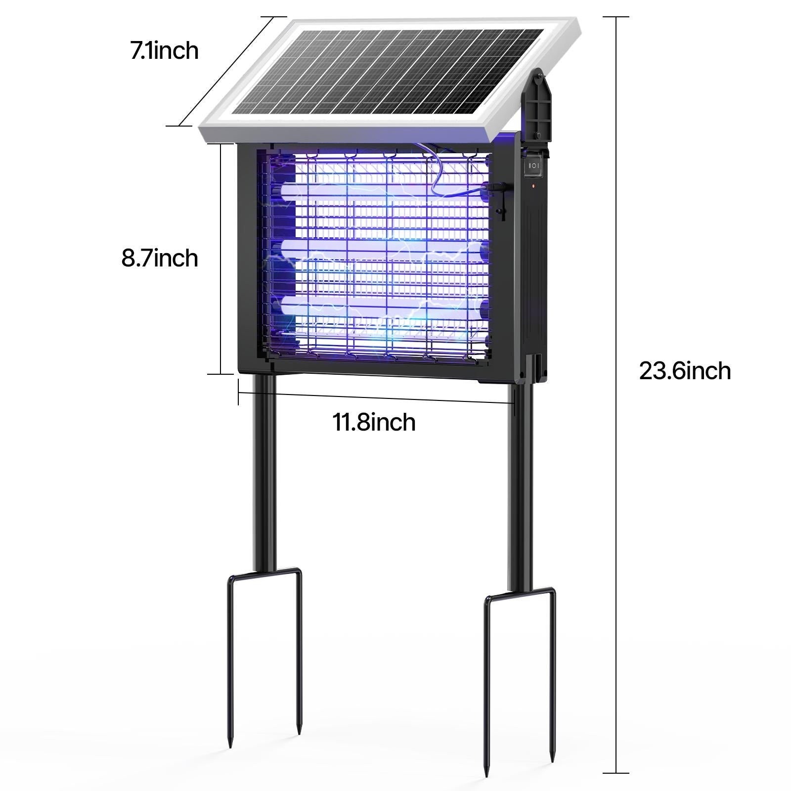 Backyard Mosquito Zapper Light | Portable Bug Control Lamp for Indoor and Outdoor Use