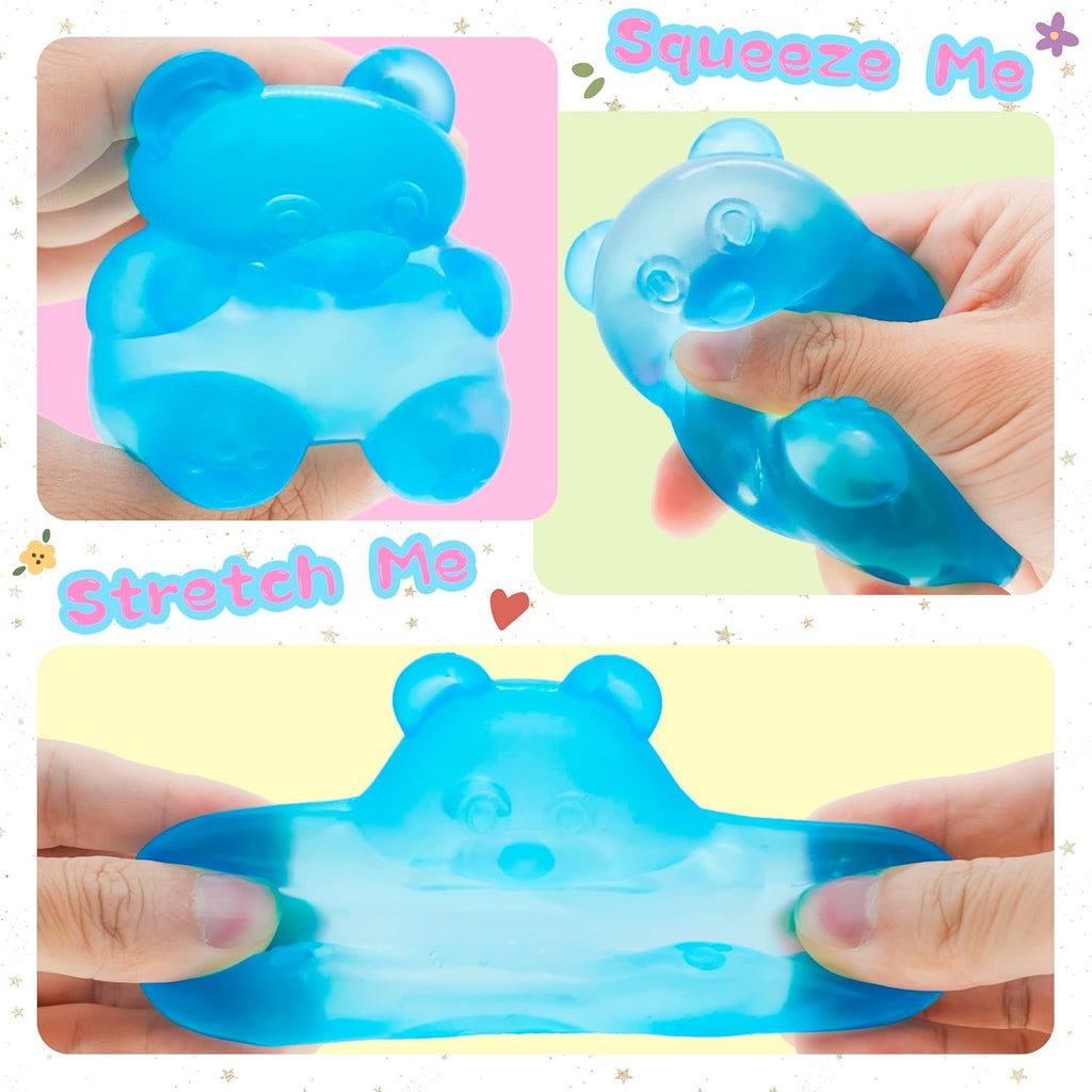 Cute Bear Maltose Squishy Toy – Slow Rising Stress Relief Squeeze Toy for Kids & Adults