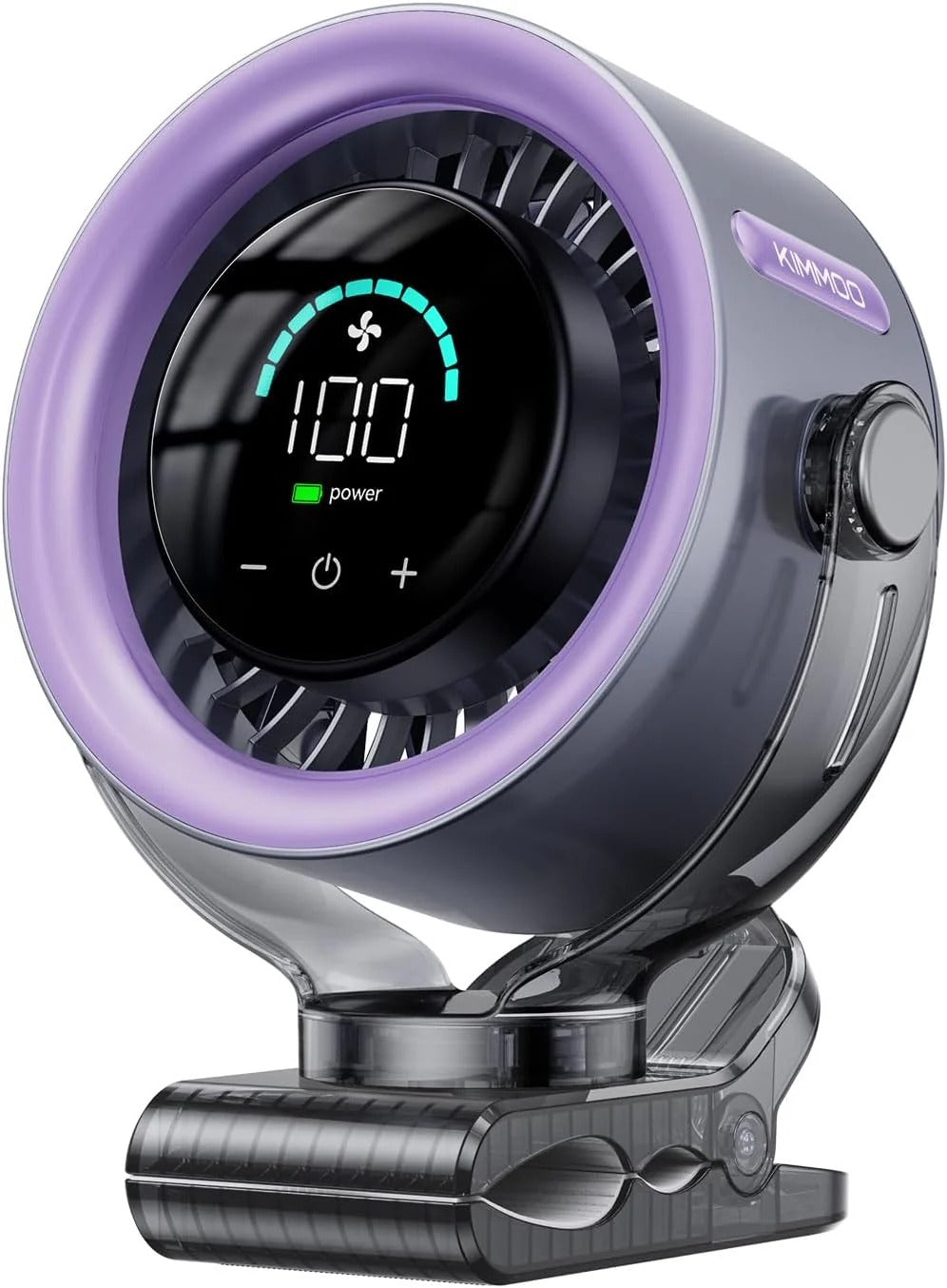 Desk Portable Clip Fan | Rechargeable Clip-On Personal Cooling Fan