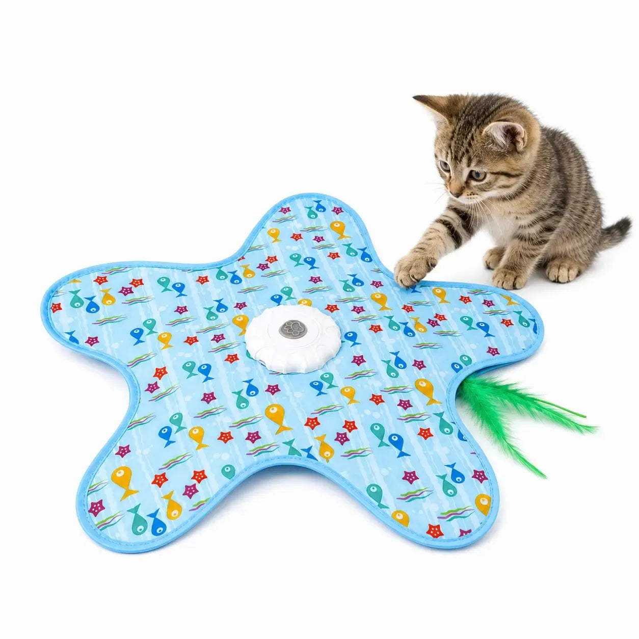 Automatic Feather Cat Toy | Interactive Moving Toy for Indoor Cats