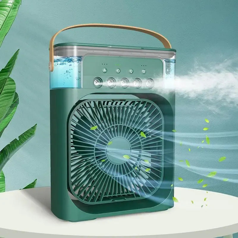 USB Portable Misting Fan | Compact 3-Speed Desktop Cooling Fan