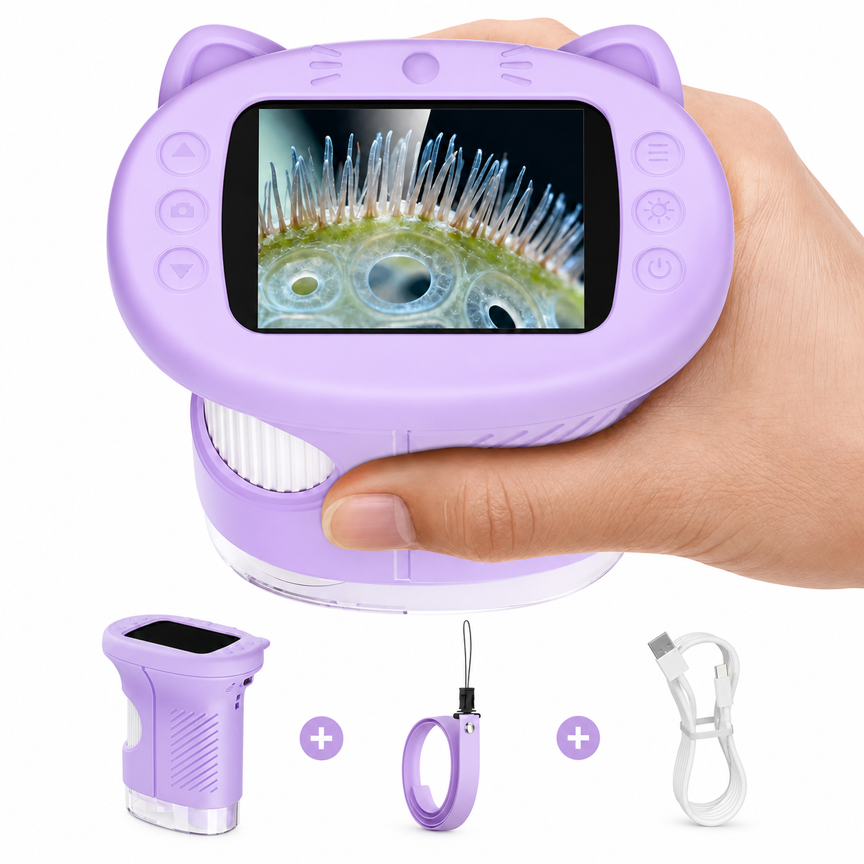 Portable Digital Microscope | Handheld LCD Observation Viewer