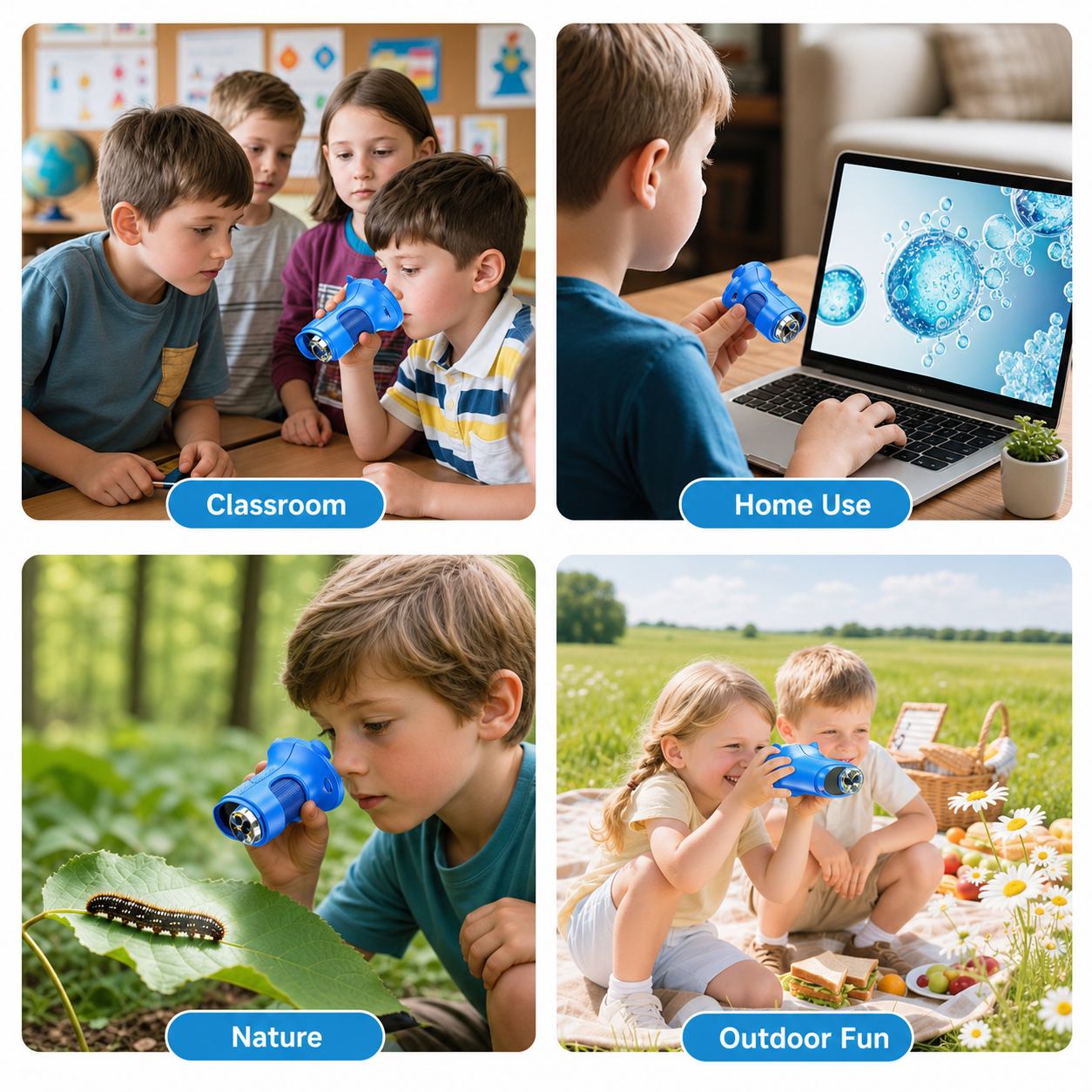 Portable Digital Microscope | Handheld LCD Observation Viewer