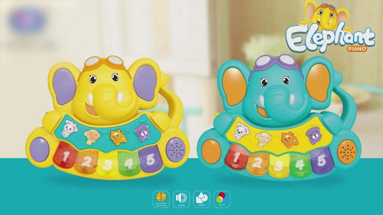 Interactive Elephant Musical Learning Toy – Fun, Music & Early Development for Babies