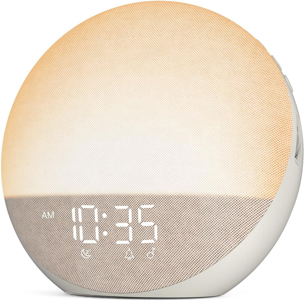 Sunrise Alarm Clock | Wake Up Light with Bedside Ambient Glow